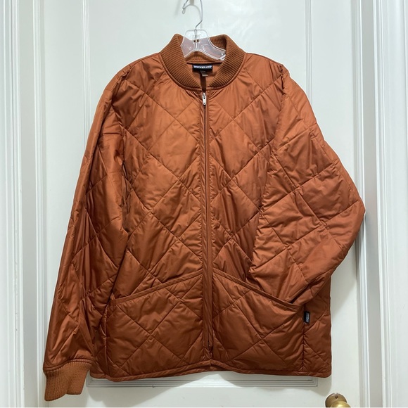 Patagonia Men's Hebrides Diamond Quilted Jacket X-Large+ Rust. Style# 27155 Rare - Picture 10 of 16